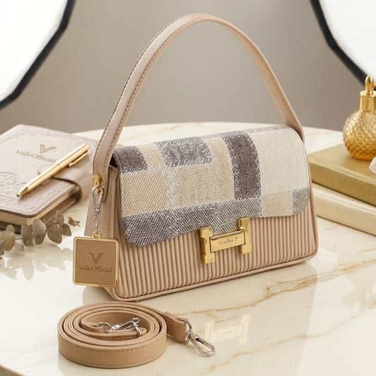 Plaid Flap Crossbody Bag