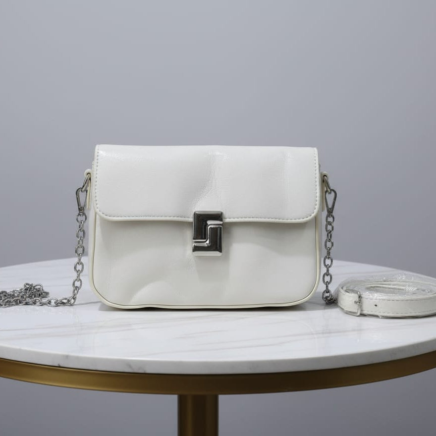 Valle Official Metallic Silver Crossbody