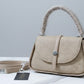 Fineur Collection Beige Textured Crossbody Bag